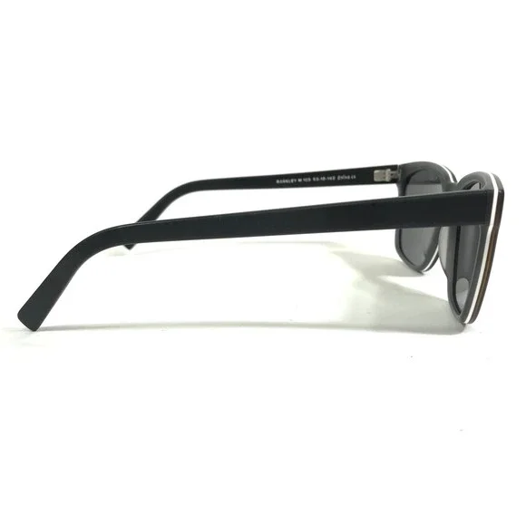 Warby Parker Sunglasses BARKLEY M 103 Matte Square Frames with Black Lenses